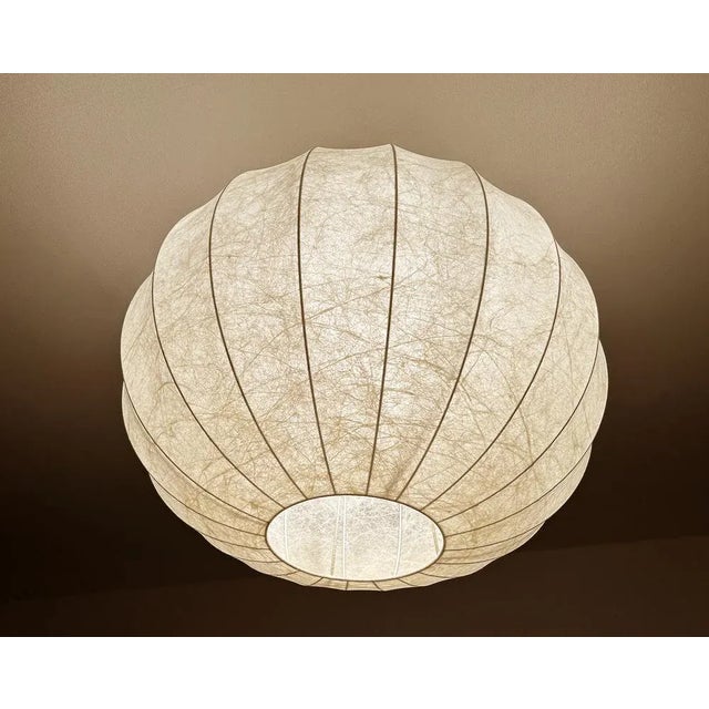 Large Vintage Cocoon Pendant Light from Goldkant Leuchten, 1960s For Sale - Image 13 of 15