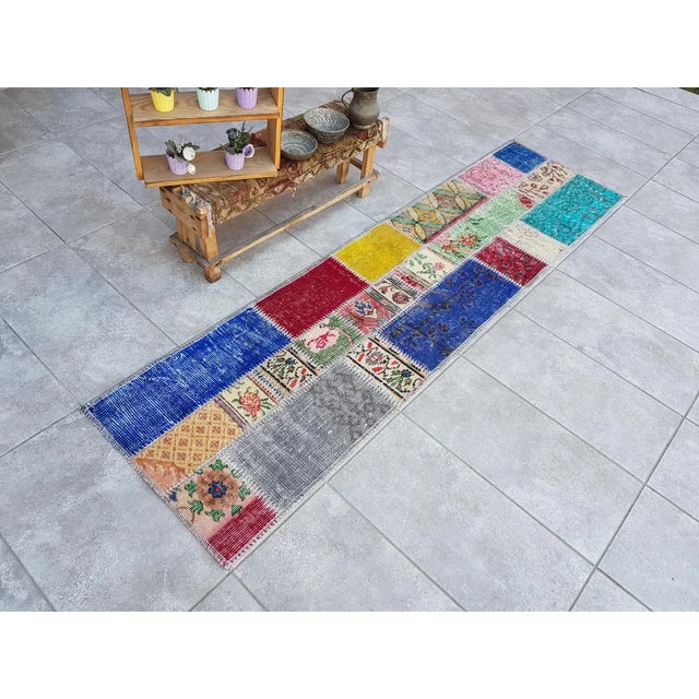 1950s Vintage Wool Anatolian Carpet For Sale - Image 5 of 10