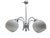 Art Deco Style Chandelier, Poland, 1970s For Sale - Image 4 of 9