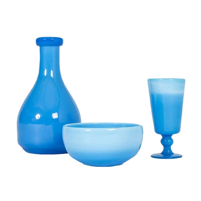 Glass Vessels by Erik Höglund, Set of 3 For Sale