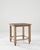 20th Century Belgian Wooden Side Table on Wheels For Sale - Image 9 of 18