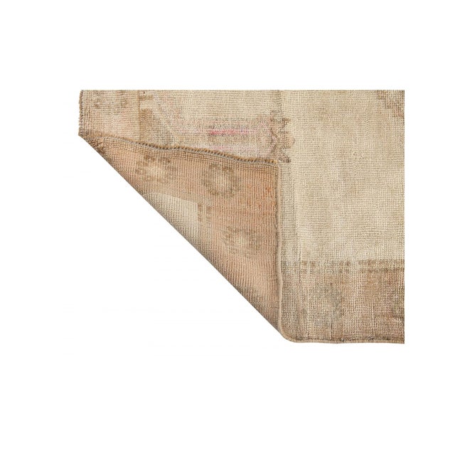 1960s Washed Out Vintage Kars Wool Rug - 4`4" X 7`4" For Sale - Image 5 of 6