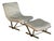 Set of Lounge Chair with Fabric Ottoman, 1980s For Sale - Image 12 of 12