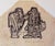 Michel Fingesten, Ex Libris E.T., Woodcut Print, 20th Century For Sale