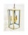 Early 20th Century French Hand Painted Hanging Glass Lantern Chandelier For Sale - Image 11 of 13
