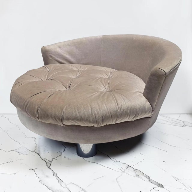 Large Milo Baughman Club Lounge Chair For Sale In Miami - Image 6 of 7
