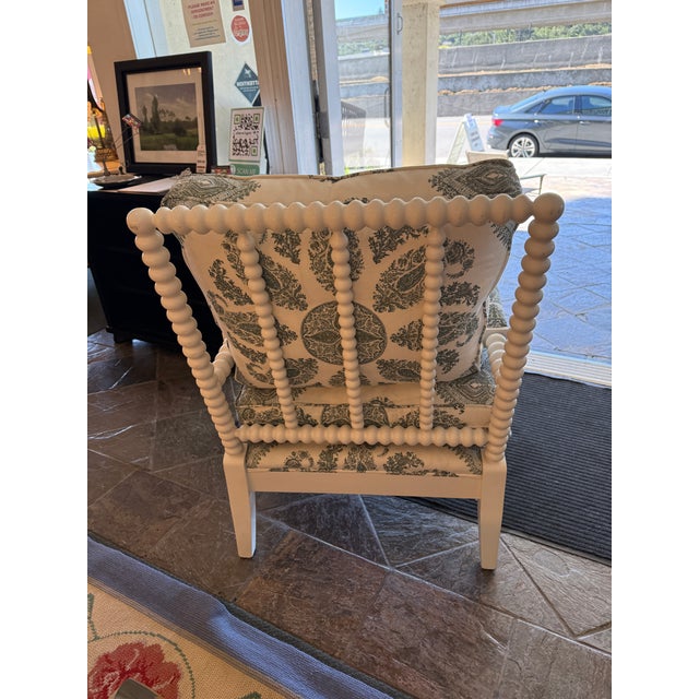 Wood Margaret Ash Home & Highland House Bespoke Spindle Chair, Model 8055 For Sale - Image 7 of 12