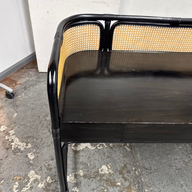 Ceci Thompson for Cb2 Suri Cane Desk For Sale - Image 11 of 12
