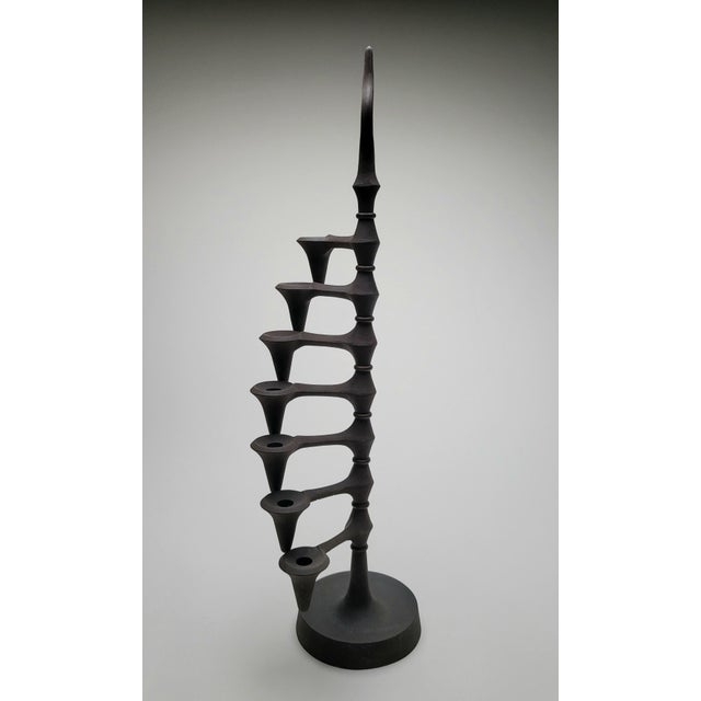 1960s Mid Century Jens Quistgaard Dansk Candle Holder For Sale - Image 6 of 16