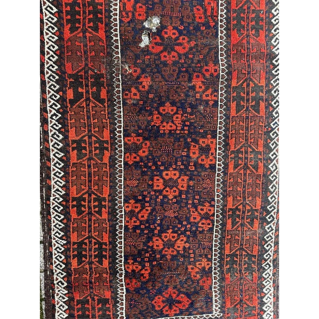 Antique Turkmen Baluch Rug, 1890s For Sale - Image 14 of 18