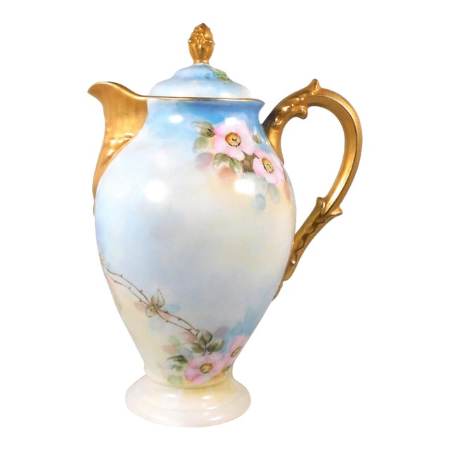 Late 18th Century Deliniers and Cie Limoges Signed Chocolate Pot For Sale