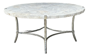 Vintage Faux Stone Coffee Table
