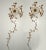 Pair Vtg Italian Hollywood Regency Gold Floral Wall Lights Sconce Made Italy #1 For Sale - Image 12 of 12