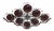 21st Century Beehive Satin Black Nickel Amethyst Bubbles Murano Flush Mount by Fabio LTD For Sale