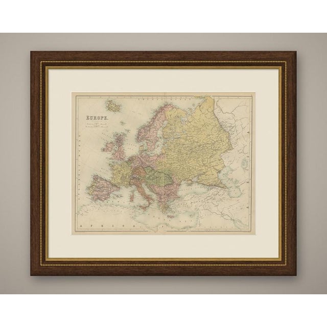 An antique map of Europe, engraved on steel for Black's General Atlas of the World and published in Edinburgh by A. and C....