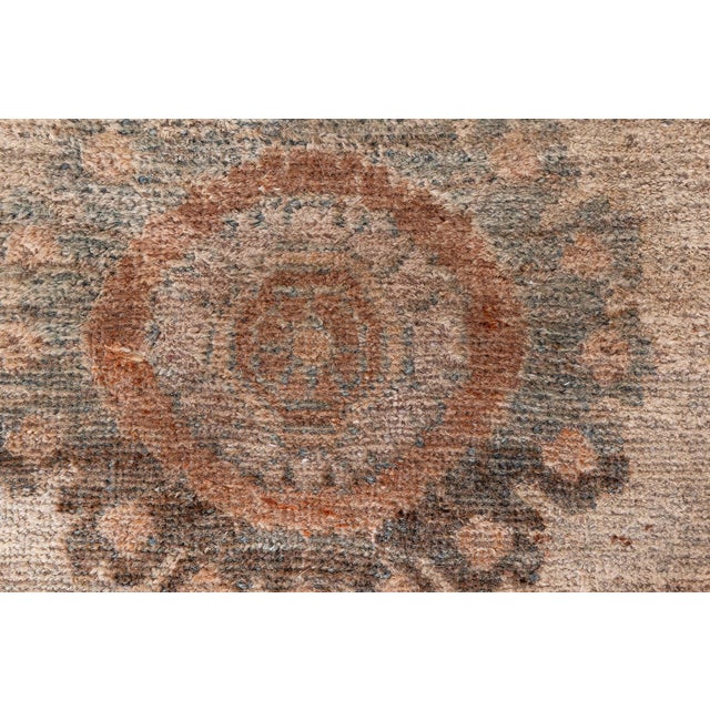 1920s North Indian Handmade Wool Rug For Sale - Image 10 of 11