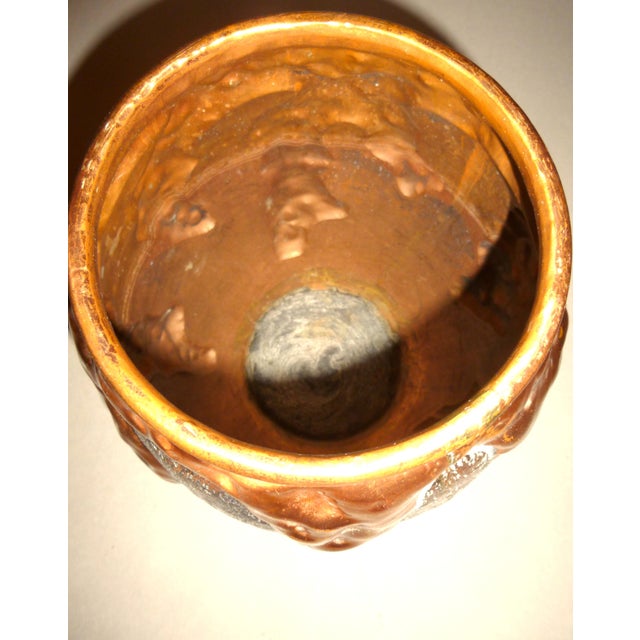 Brassware Vase by Goardère, 1930s-1940s For Sale - Image 4 of 7