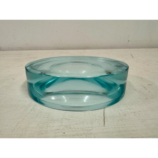 Mid-Century Blue Murano Glass Dish, 1960s For Sale - Image 3 of 8