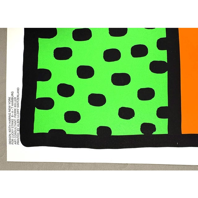 Keith Haring Lucky Strike Original 1987 Silkscreen Poster For Sale In New York - Image 6 of 10