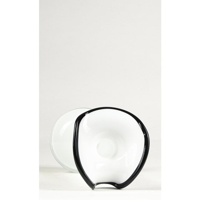 Glass Handmade Ornamental Vase in Glass, 1980s For Sale - Image 7 of 9