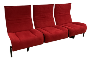 Model 125 Veranda 3-Seater Sofa by Vico Magistretti for Cassina, 1980s