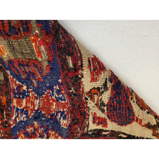 Kilim Sumak Rug in Wool and Silk, 1990s For Sale - Image 9 of 16