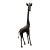 Large Brutalist Mid 20th Century Welded Metal Giraffe Sculpture – Whimsical Floor Statue, Curtis Jere Style For Sale