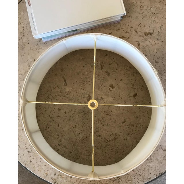 Vintage Lamp Shade Fully Lined With Spider Harp Fitter Chairish