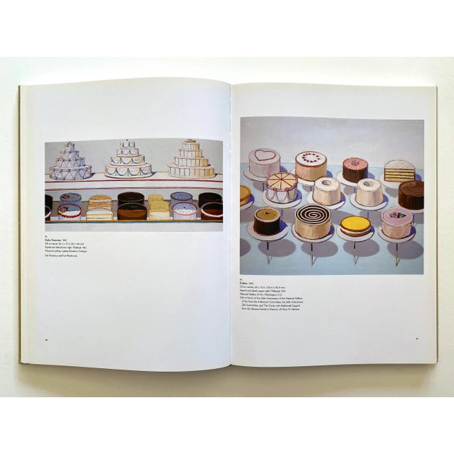 " Wayne Thiebaud : A Paintings Retrospective " First Edition Landmark Volume Hardcover Pop Art Exhibition Book For Sale - Image 10 of 13