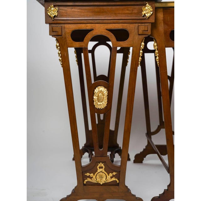 Antique Napoleon III Nesting Tables, Set of 4 For Sale - Image 6 of 10