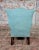 18th Century Teal Leather Upholstered Wing Chair-George III For Sale - Image 10 of 13