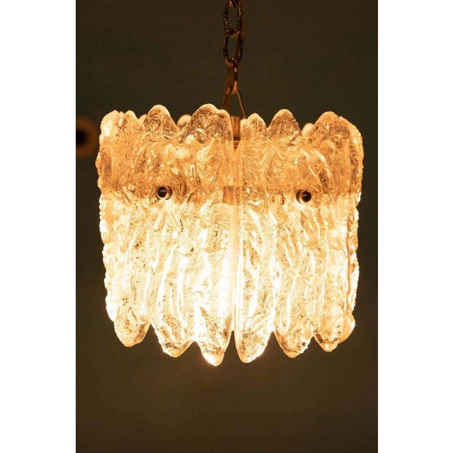 Vintage Glass Hanging Lamp from Orrefors For Sale - Image 14 of 18