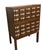 Wood Vintage Worden 30-Drawer Library Card Catalog Cabinet on Stand Oak Dewey Decimal Storage For Sale - Image 7 of 9