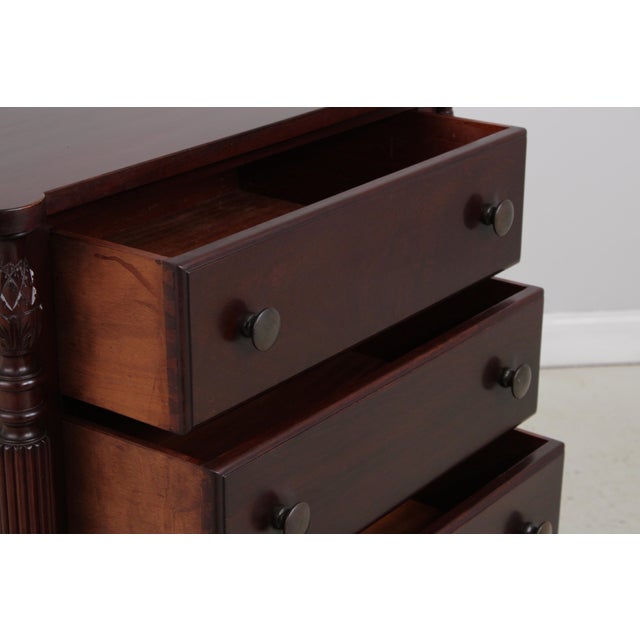 1930s Paine Furniture Co of Boston Mahogany Custom High Chest For Sale - Image 5 of 14