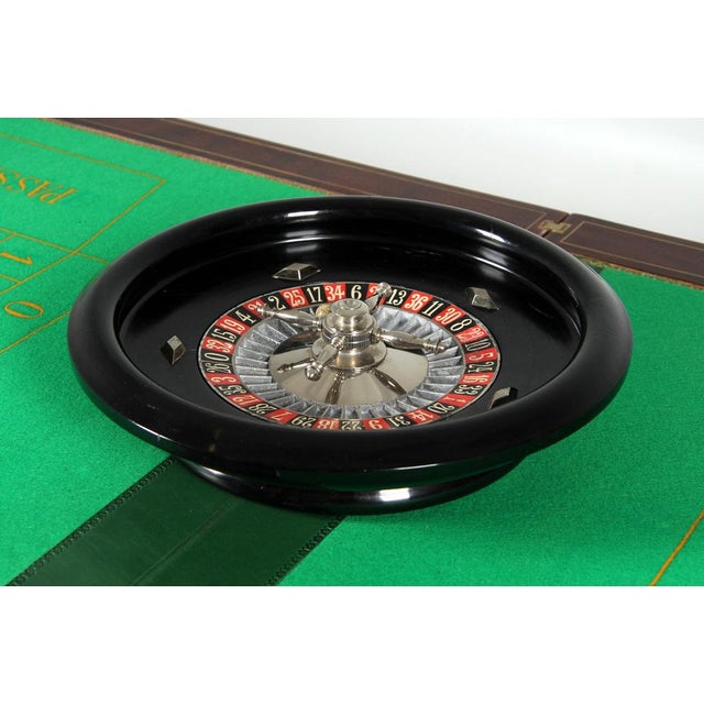 Wood Louis XVI Style Roulette Games Table, 1900s For Sale - Image 7 of 18