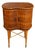 Art Deco Illuminated Bar Cabinet in Briar Root and Mirrors, 1930s For Sale