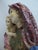 Susi Singer Terracotta Madonna With Blue Flower & Child 1951 Statue For Sale - Image 9 of 18