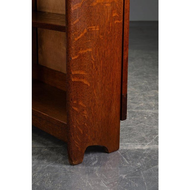 Brown Amsterdam School Shelving Unit, 1920s For Sale - Image 8 of 16