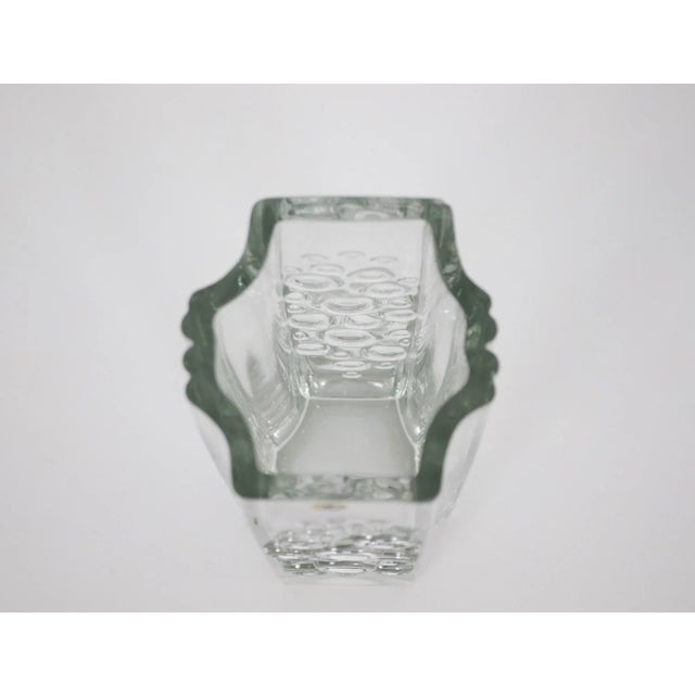 1960s Glass Vase in Crystal Imitation Riihimaen Glass Edition, Finland, 1968 For Sale - Image 5 of 10