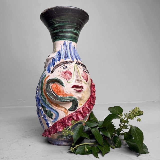 Anthropomorphic Ceramic Vase by Gennaro Condurso, Seminara, Italy, 2010s For Sale - Image 9 of 17