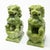 Gemstone Chinese Carved Jade Stone Guardian Lion Figurines - a Pair For Sale - Image 7 of 13