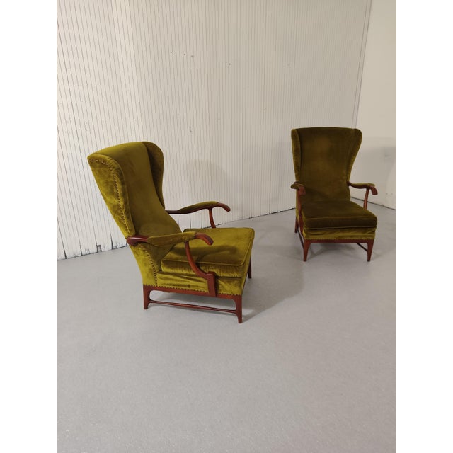 Paolo Buffa Vintage Lounge Chair by Paolo Buffa, 1950 For Sale - Image 4 of 9