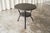 Wabi-Sabi Side Table in Hand-Forged Metal and Stained Wood, 1920s For Sale - Image 6 of 13