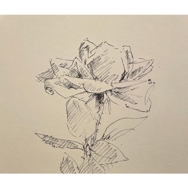 Traditional 1965 Neil Meitzler Rose Still Life For Sale - Image 3 of 4