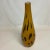 Amber Vintage Murano Italian Tiger Spot Boho Chic Handblown Amber Opaque Glass Vase For Sale - Image 8 of 12