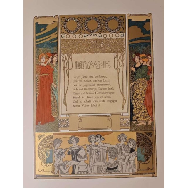Koloman Moser, Hymn, 1903, Paper For Sale - Image 10 of 10