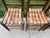 Brown Early 1900s Ladderback and Slat Seat Dining Chairs, Set of 4 For Sale - Image 8 of 13