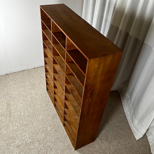 Wood 20th Century Thirty-Compartment Trade Cabinet, 1960s For Sale - Image 7 of 18