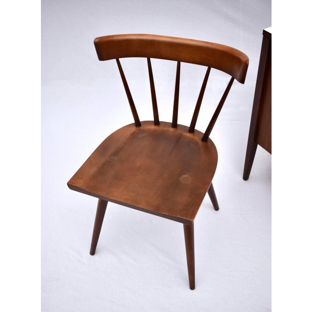Mid-Century Modern Paul McCobb Desk and Chair Set, Birch and Laminate For Sale - Image 11 of 13