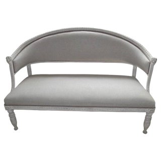 Late 19th Century Swedish Lion's Head Settee For Sale